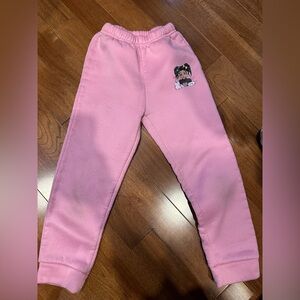 Adorable Pink Kids Sweatpants with Fun Graphic